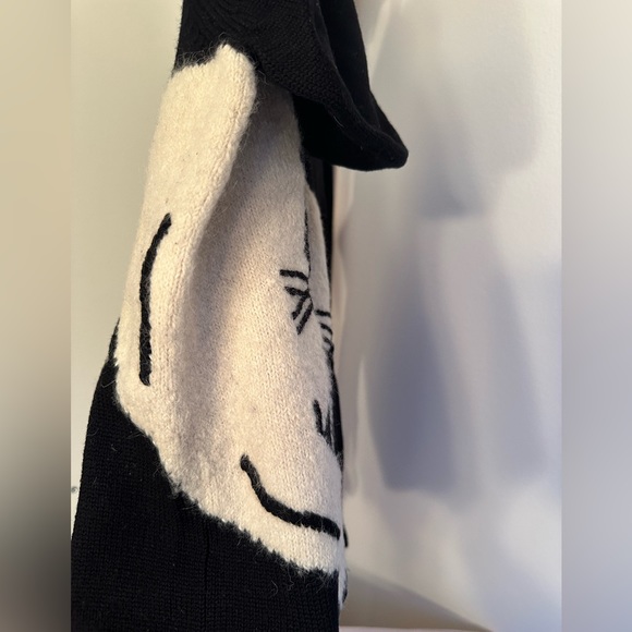 A.L.C. Black Sweater Big Cat, Size Small - Picture 3 of 6